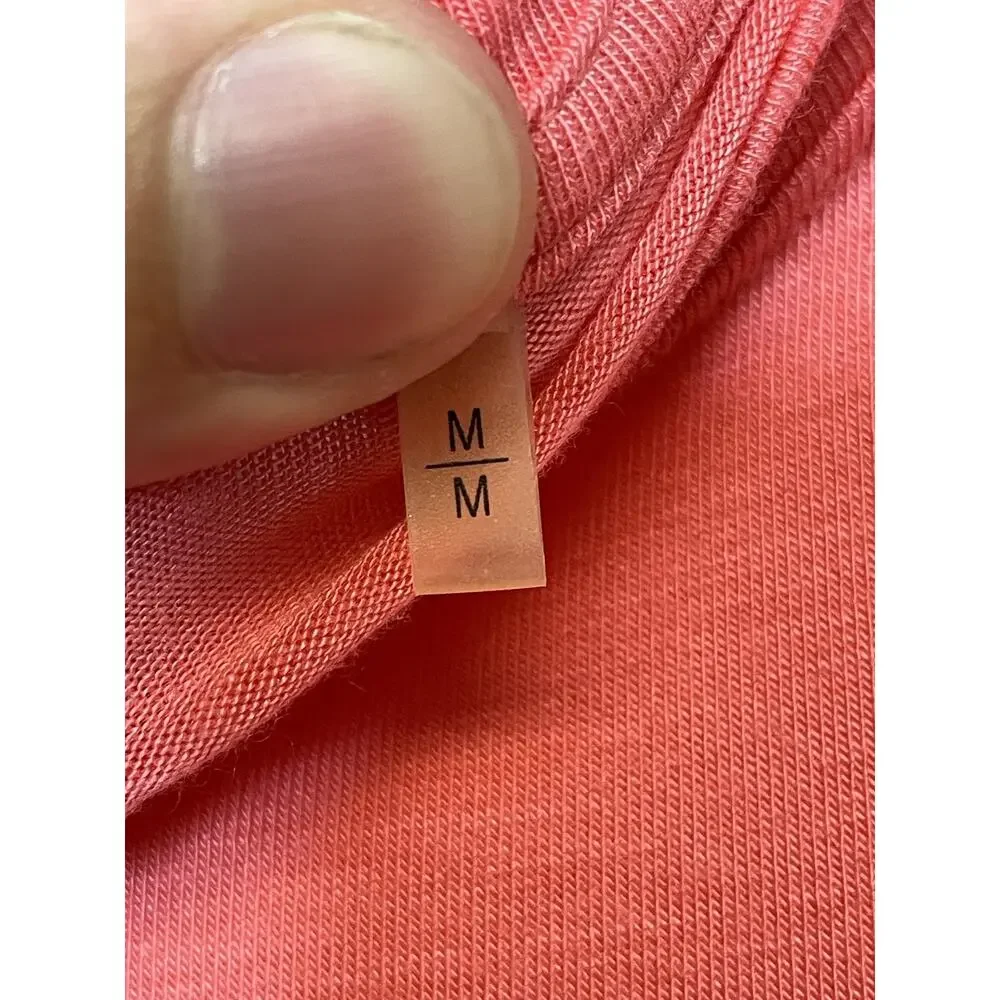 Tahari Shirt‎ Womens Medium Pink Short Sleeve Stretch Rayon Lightweight Top